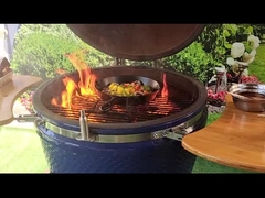 SGS 24-calowy grill Kamado żaroodporny ciemnoniebieski