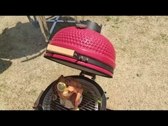 Specjalny zawias Urban Charcoal Kamado Grill 22 cale White Glaze Compleet 57*65cm